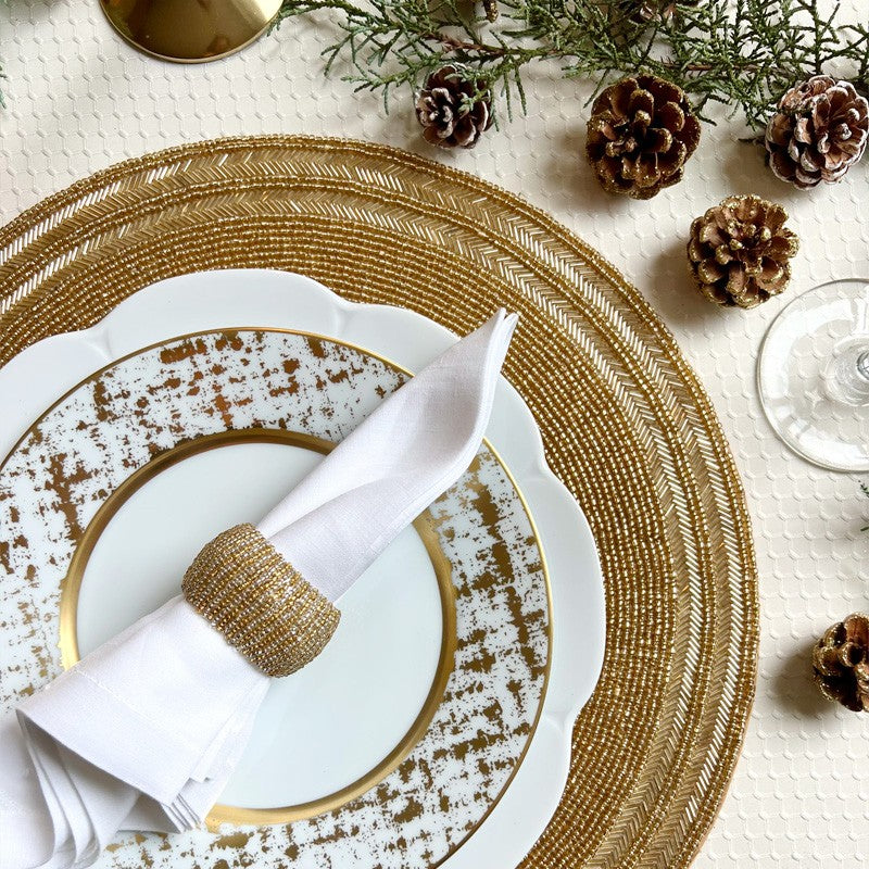 An image of Von Gern Brilliant Napkin Rings Set of 4