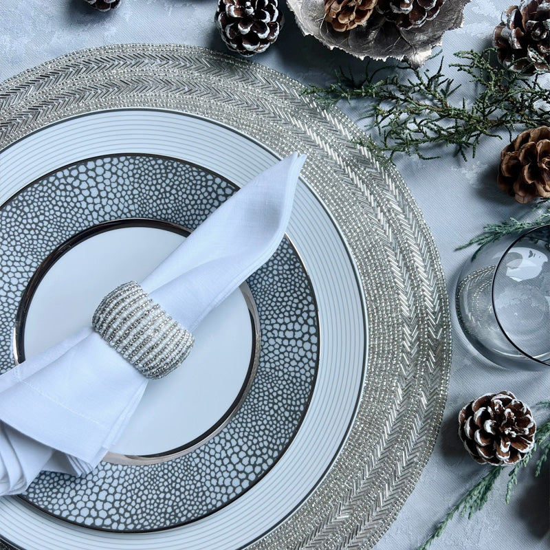 An image of Von Gern Brilliant Napkin Rings Set of 4