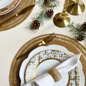 Von Gern Dazzle Round Placemat Set of 2