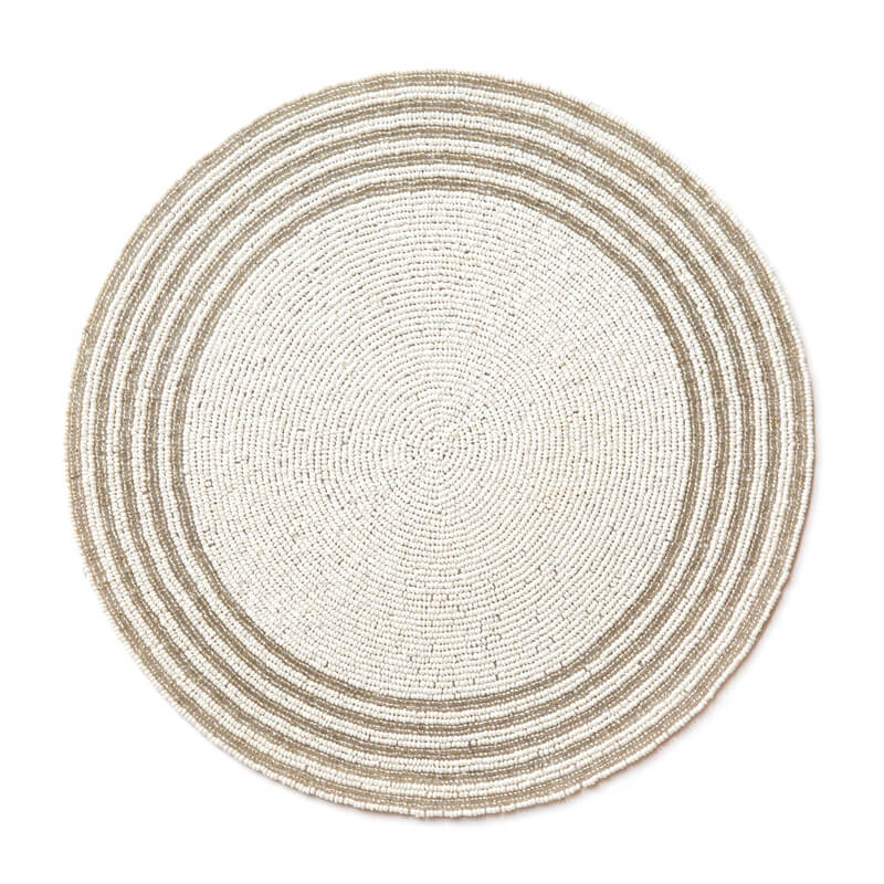 An image of Von Gern Sparkle Round Placemat Set of 2