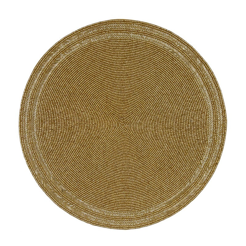 An image of Von Gern Dazzle Round Placemat Set of 2