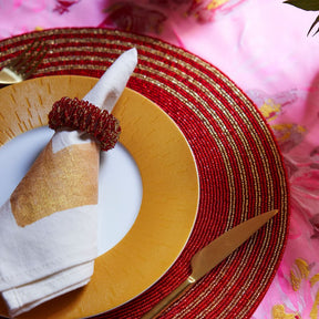 Von Gern Sparkle Napkin Rings Set of 4