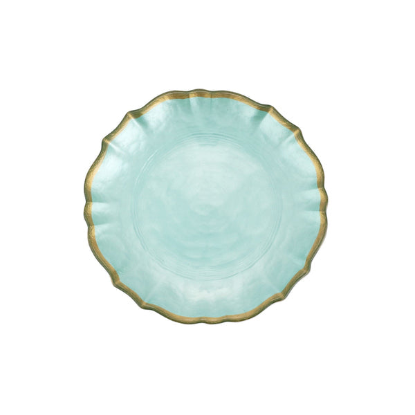 An image of Vietri Baroque Glass Cocktail Plate