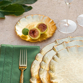 Vietri Baroque Glass Cocktail Plate