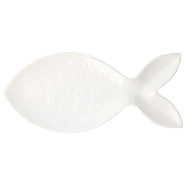 An image of Vietri Santorini Figural Fish Platter