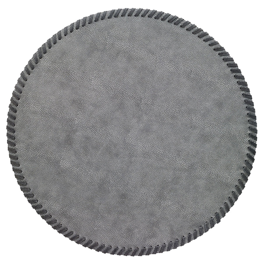 An image of Bodrum Whipstitch Round Set of 4 Placemats