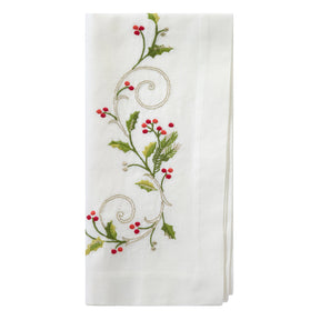 Bodrum Winterberry Set of 4 Napkin