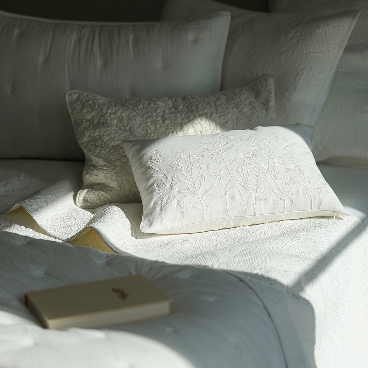 An image of Michael Aram Wildflowers Embroidered Decorative Pillow