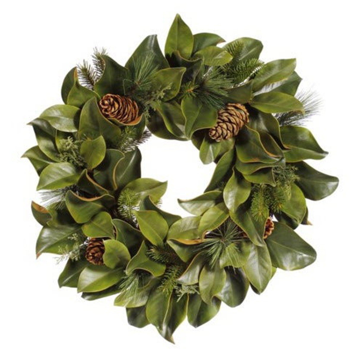 An image of Winward Magnolia Mix Pine Wreath