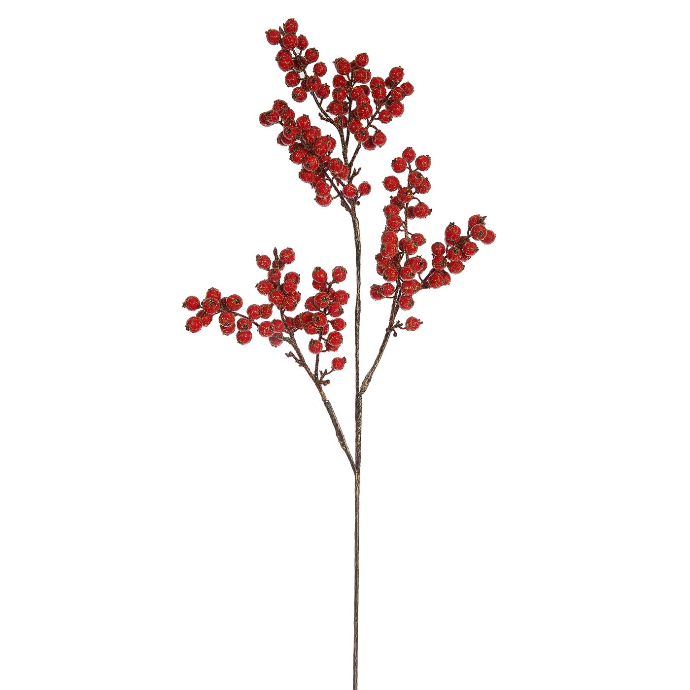 An image of Winward Red Berry Spray - 33 inch