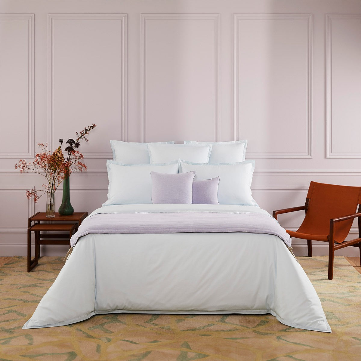 An image of Yves Delorme Batiste Flat Sheet