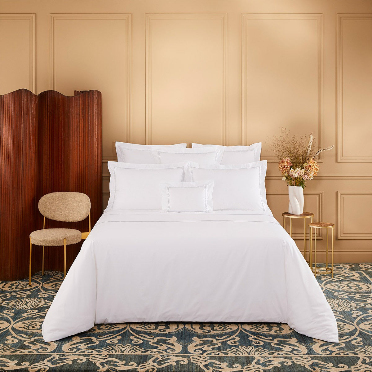 An image of Yves Delorme Duo Fitted Sheet