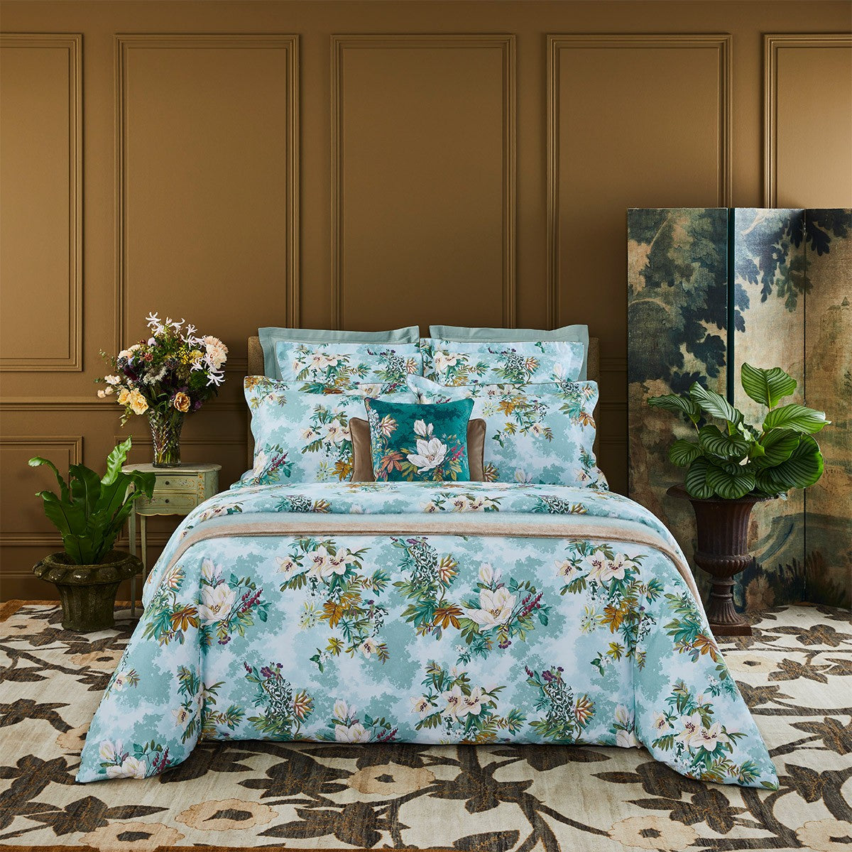 An image of Yves Delorme Panorama Fitted Sheet