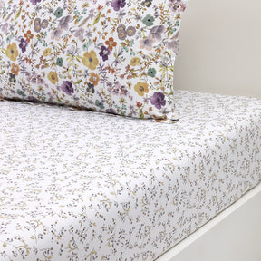 Yves Delorme Fleurs Fitted Sheet
