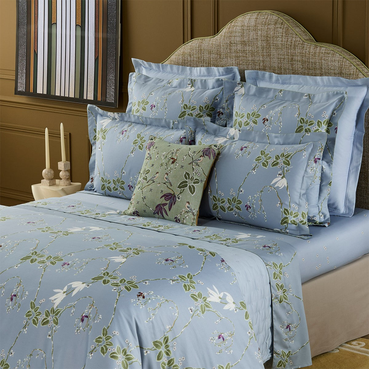 An image of Yves Delorme Rameau Flat Sheet