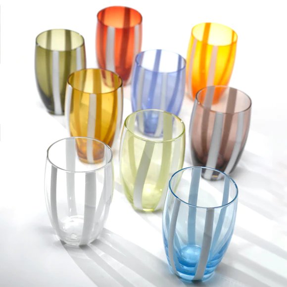 An image of Zafferano America Gessato Tumbler - Set of 2