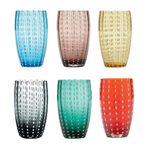Zafferano America Perle Beverage Glass - Set of 2