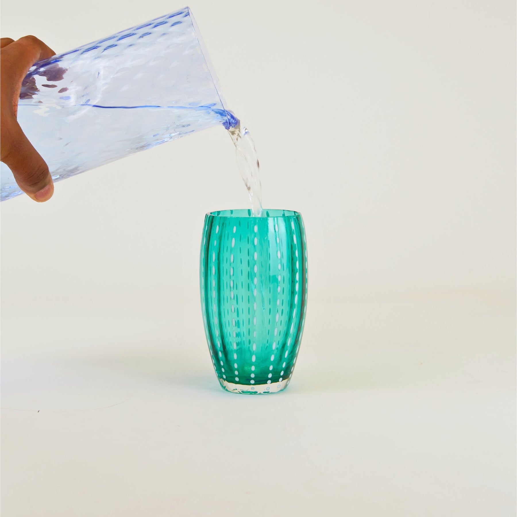 An image of Zafferano America Set of 2 Perle Beverage Glass