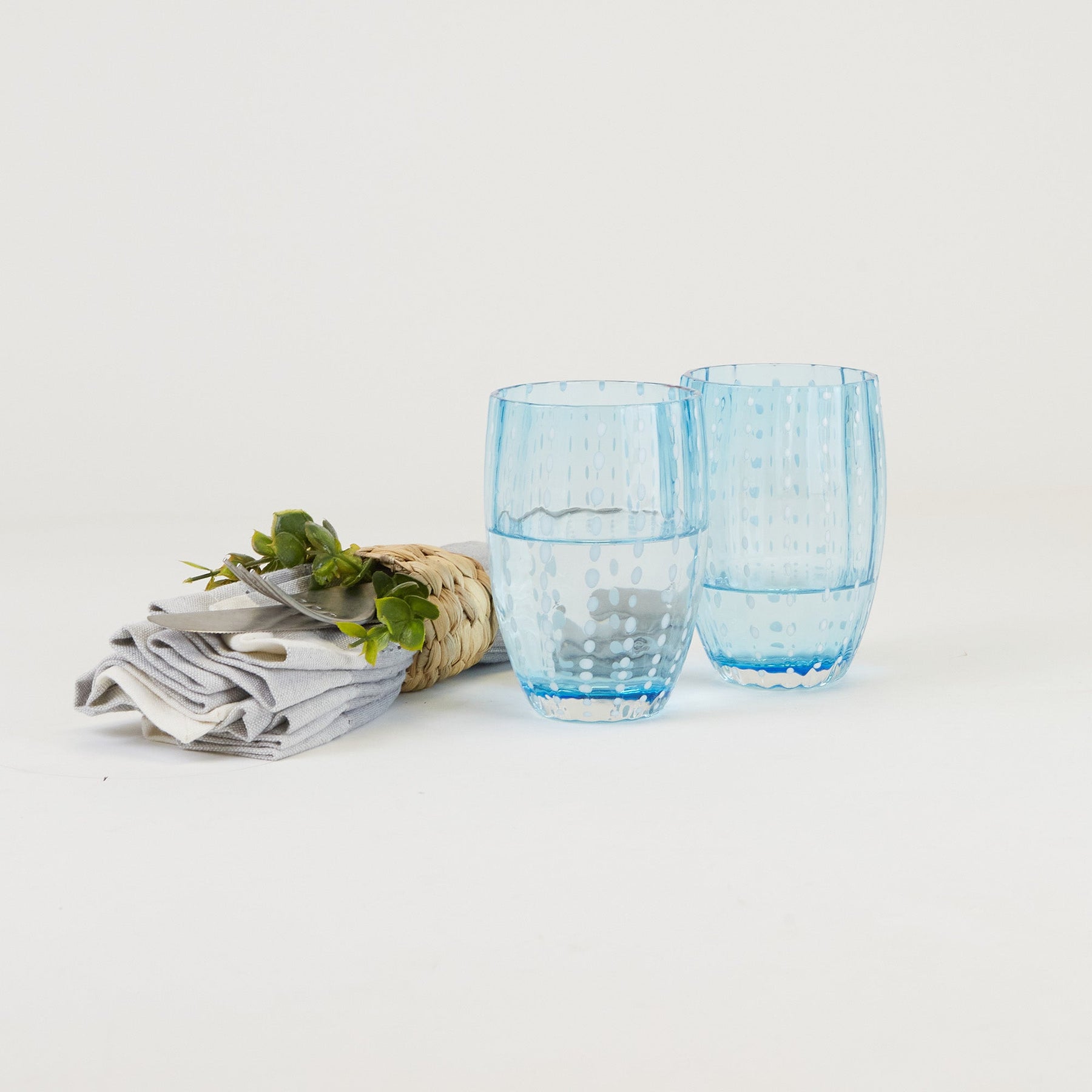 An image of Zafferano America Set of 2 Perle Tumbler