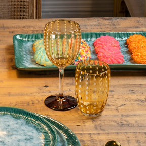 Zafferano America Set of 2 Perle Wine Goblet