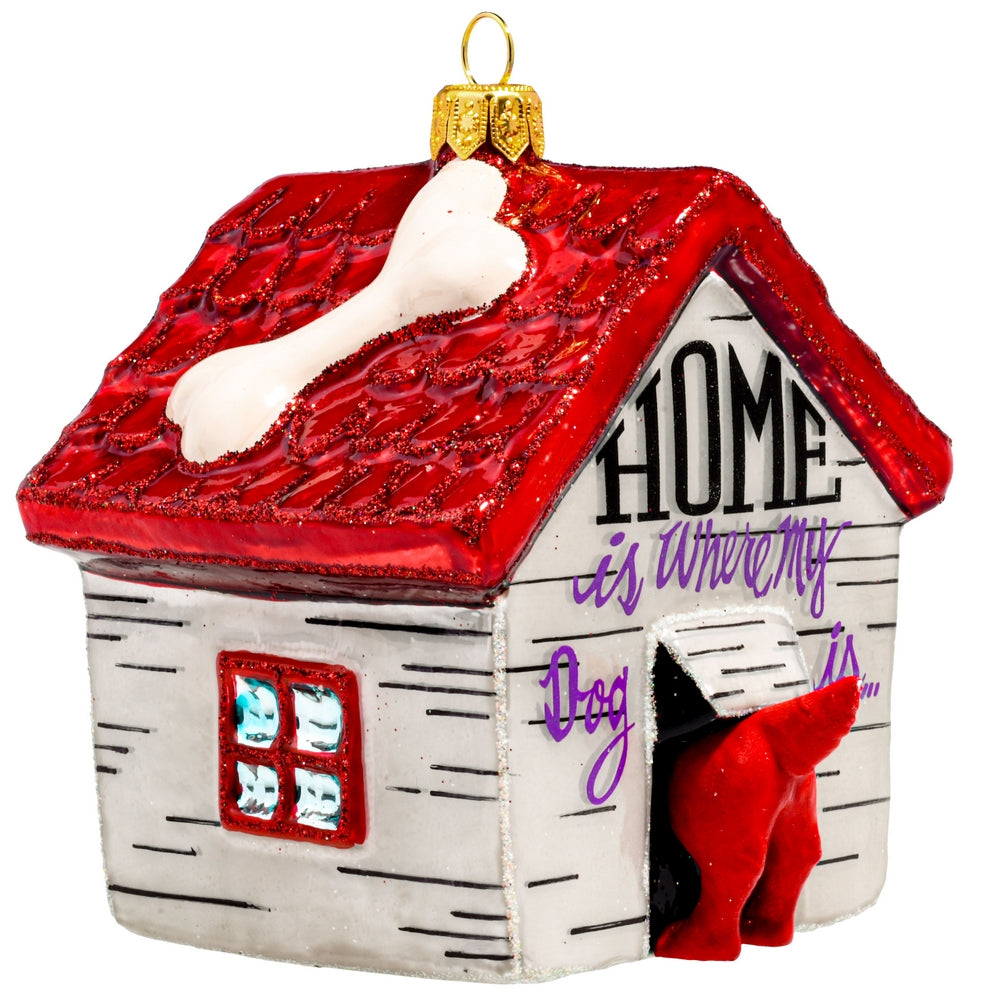Joy to the World Home is Where My Dog is Ornament