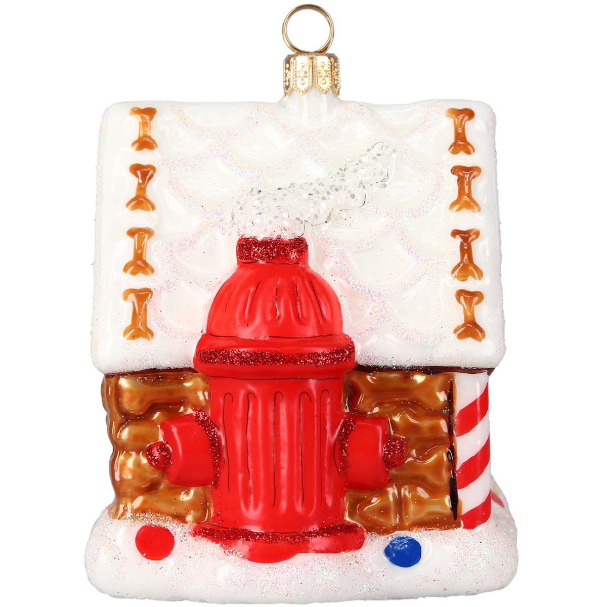 An image of Joy to the World Home Treat Home Gingerbread House Ornament