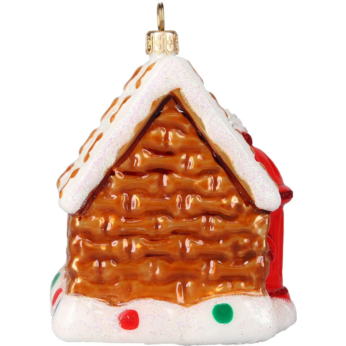 An image of Joy to the World Home Treat Home Gingerbread House Ornament