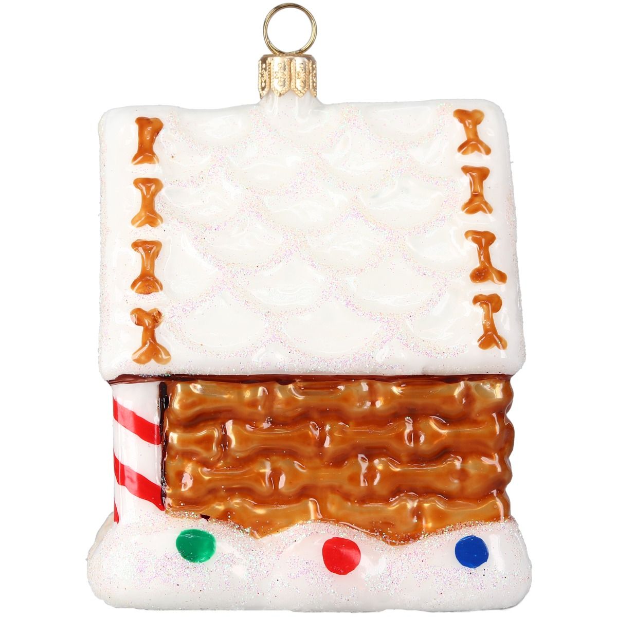 An image of Joy to the World Home Treat Home Gingerbread House Ornament