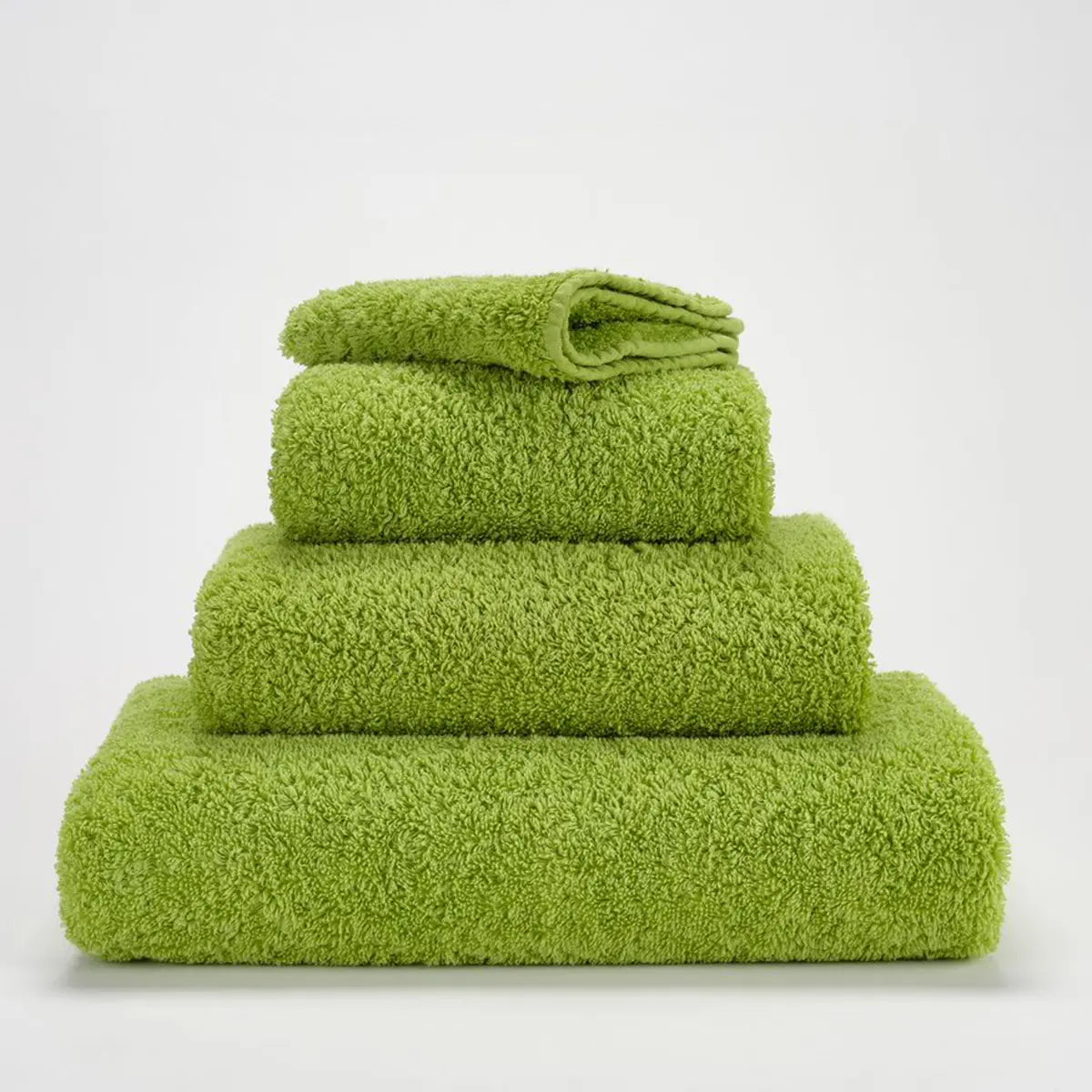 Abyss Super Pile Towels Apple Green