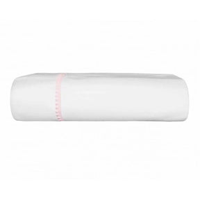 Bovi Bitsy Dots Sheet Set in White/Light Pink 