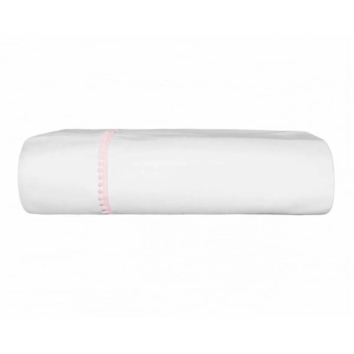 Bovi Bitsy Dots Sheet Set in White/Light Pink 