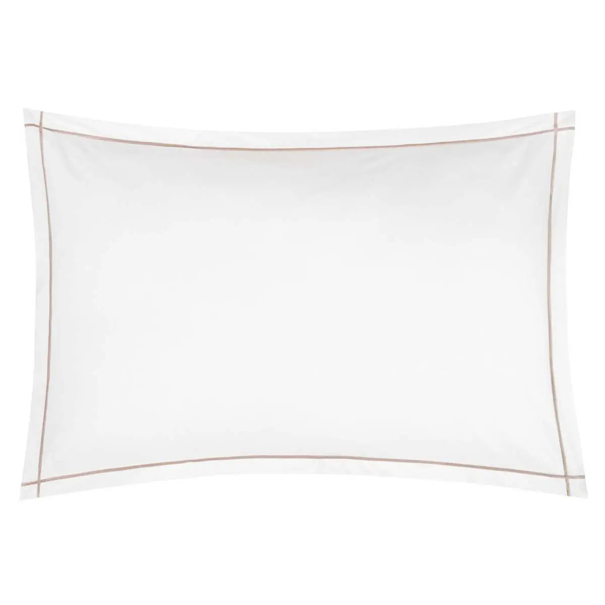 Bovi Classic Hotel Standard Sham in White/Taupe 