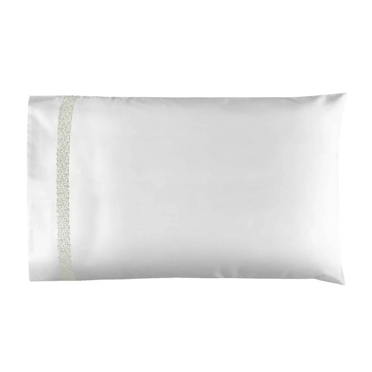 Bovi Malone Pillowcase in White/Dove