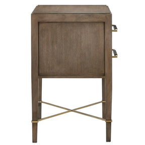 Currey & Company Verona Chanterelle Side View of Nightstand