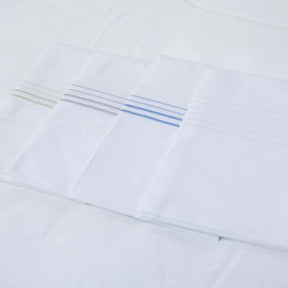 Gracious Home 6-Line Pillowcase, Flat Sheet