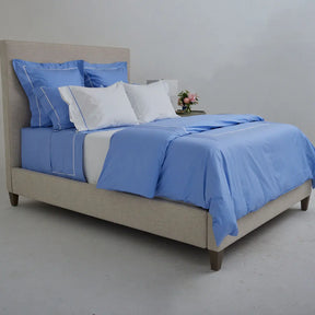 Gracious Home Bali Bedding Collection - In your Eyes Blue on a bed