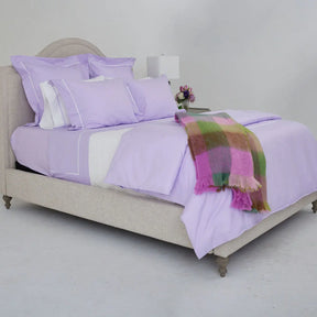 Gracious Home Bali Bedding Collection - Lilla Lilac on a bed