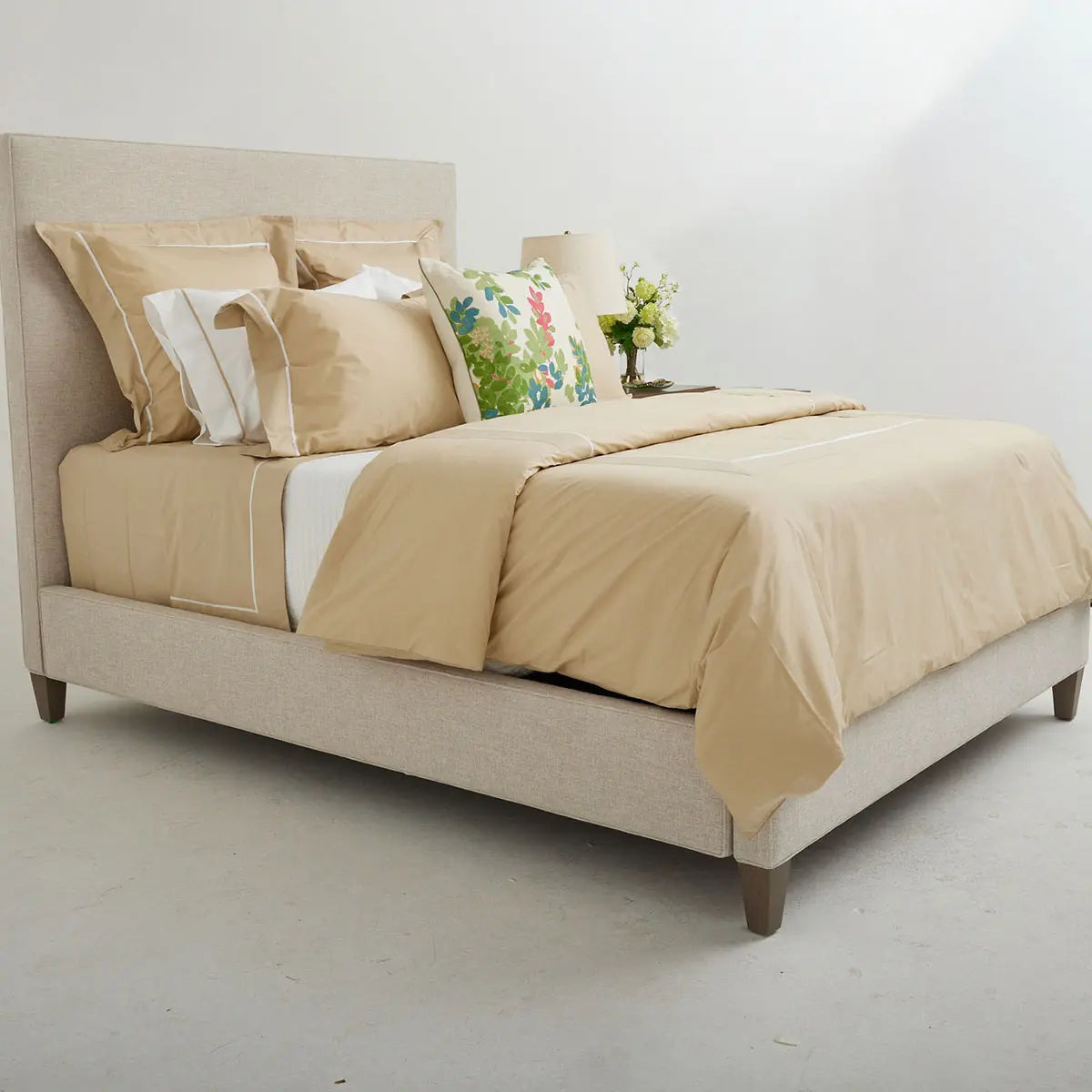 Gracious Home Bali Bedding Collection - Sand on a bed