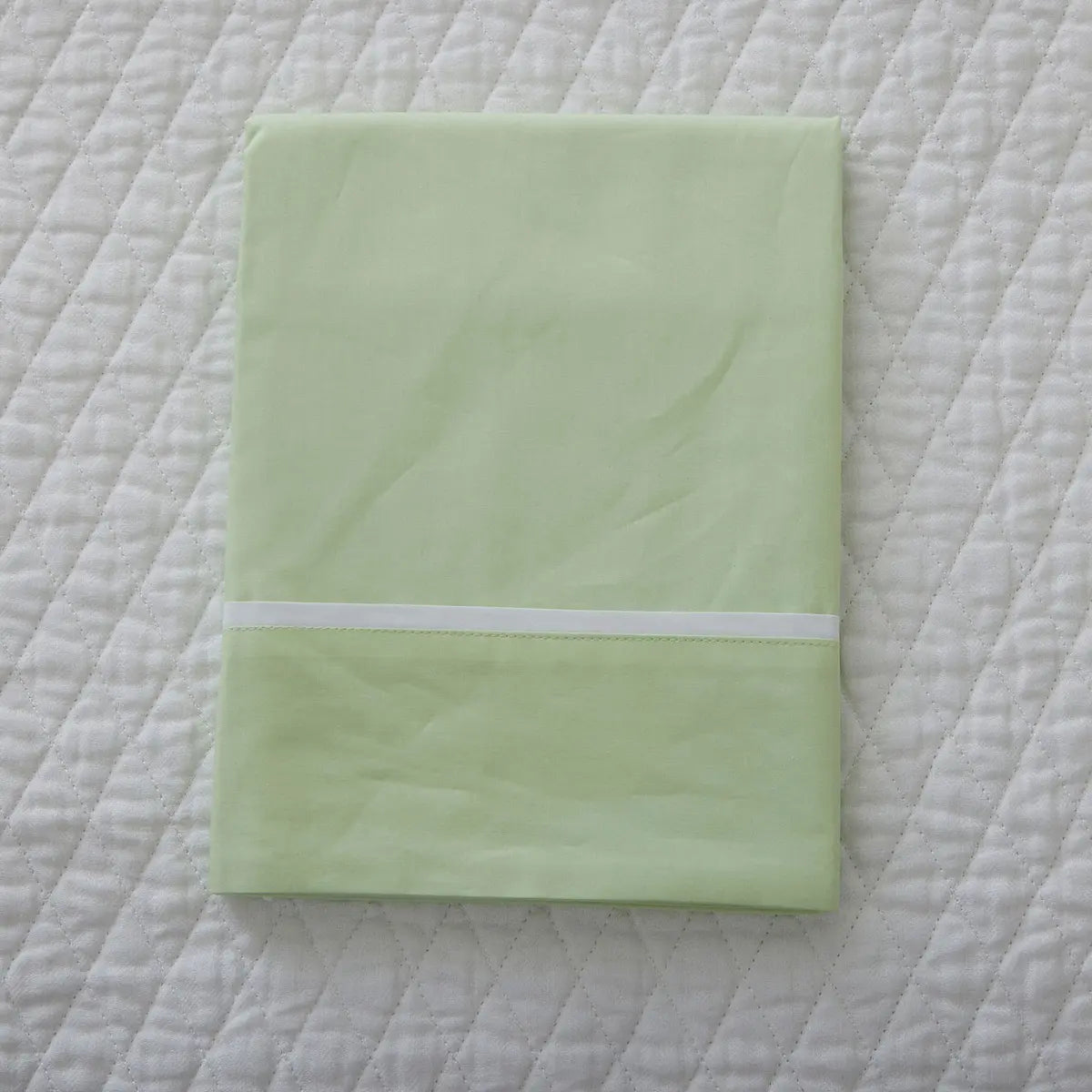 Gracious Home Bali Flat Sheet and Pillowcase - Mint Pastel