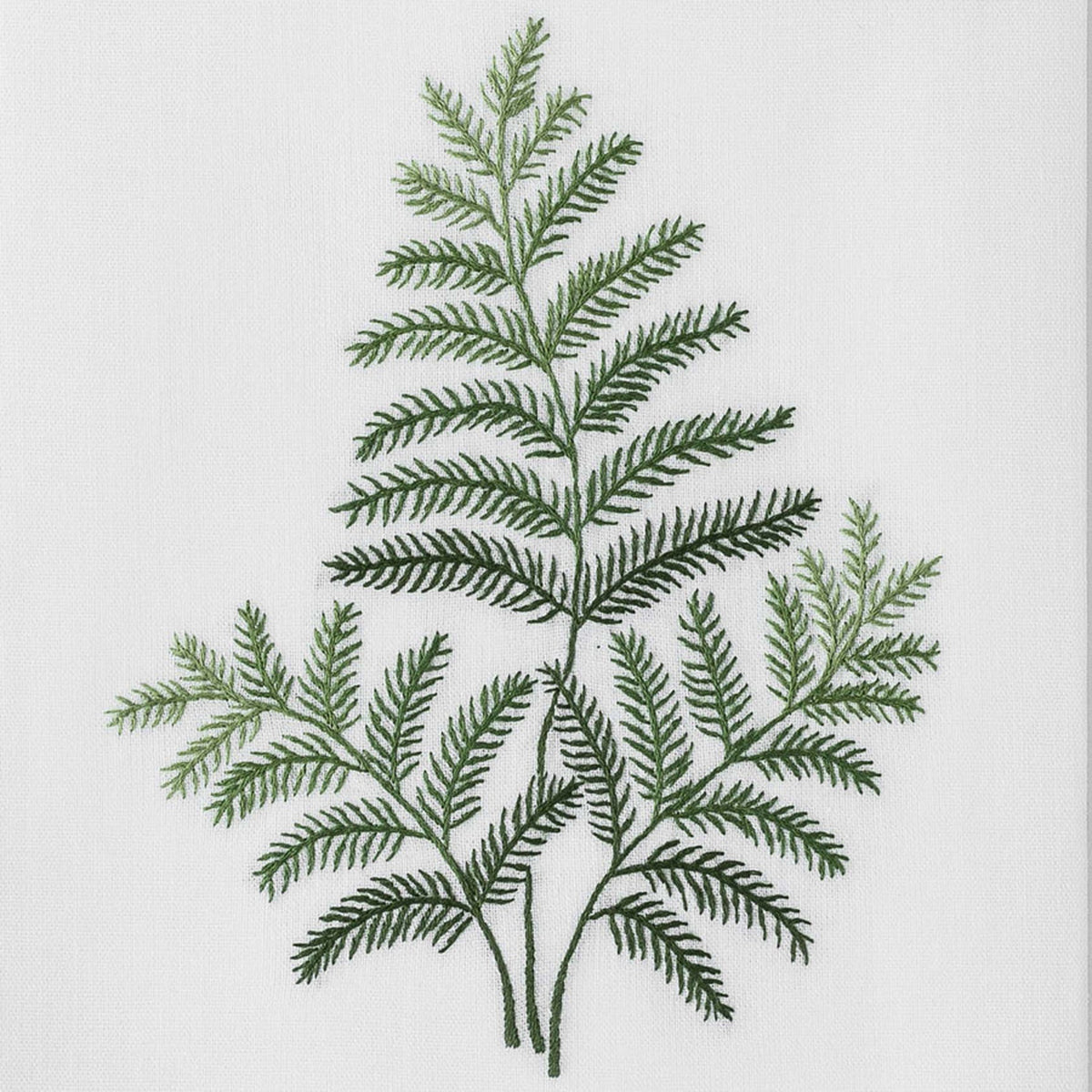 An image of Henry Handwork Fern Guest Towel