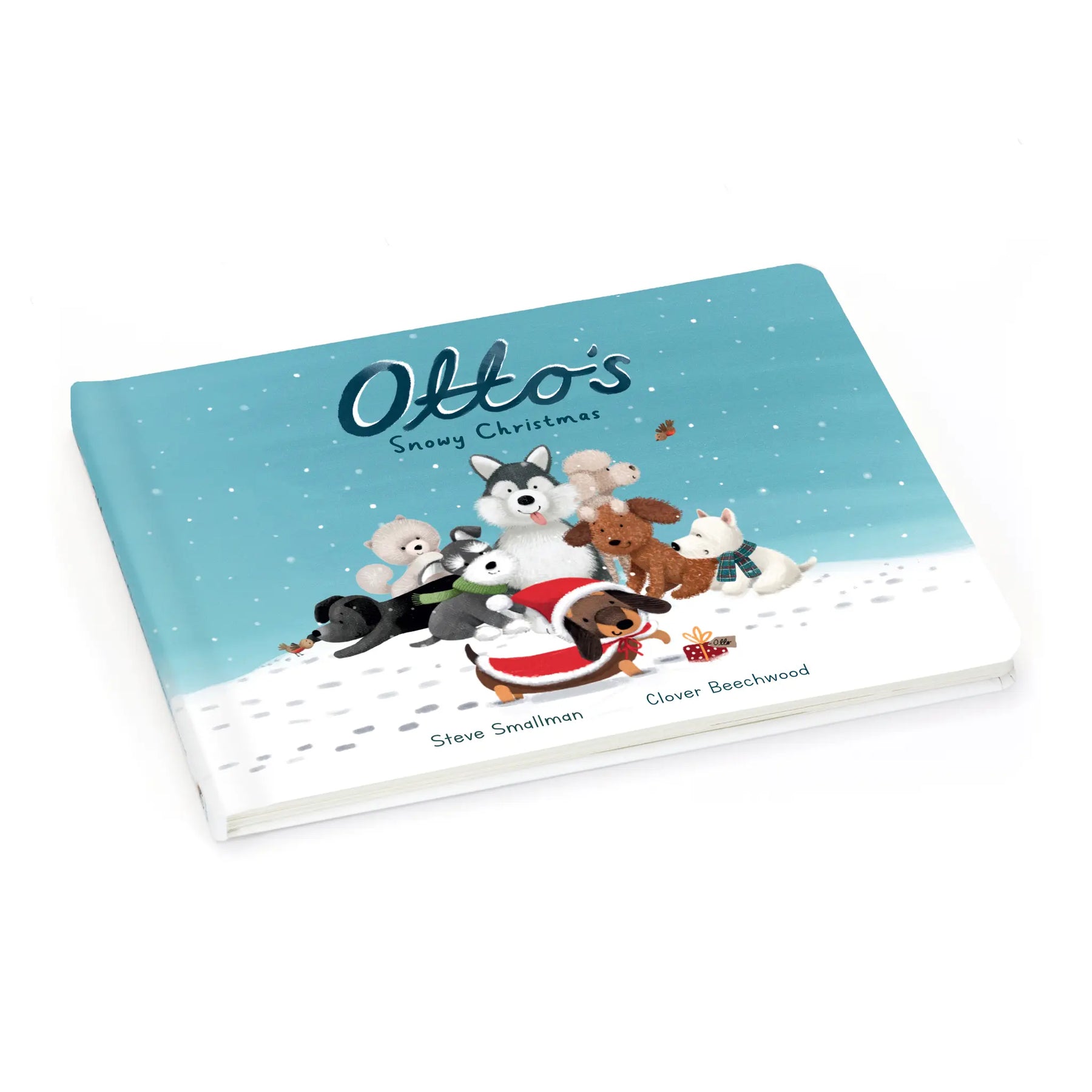 Jellycat Otto's Snowy Christmas Book 7"x9"