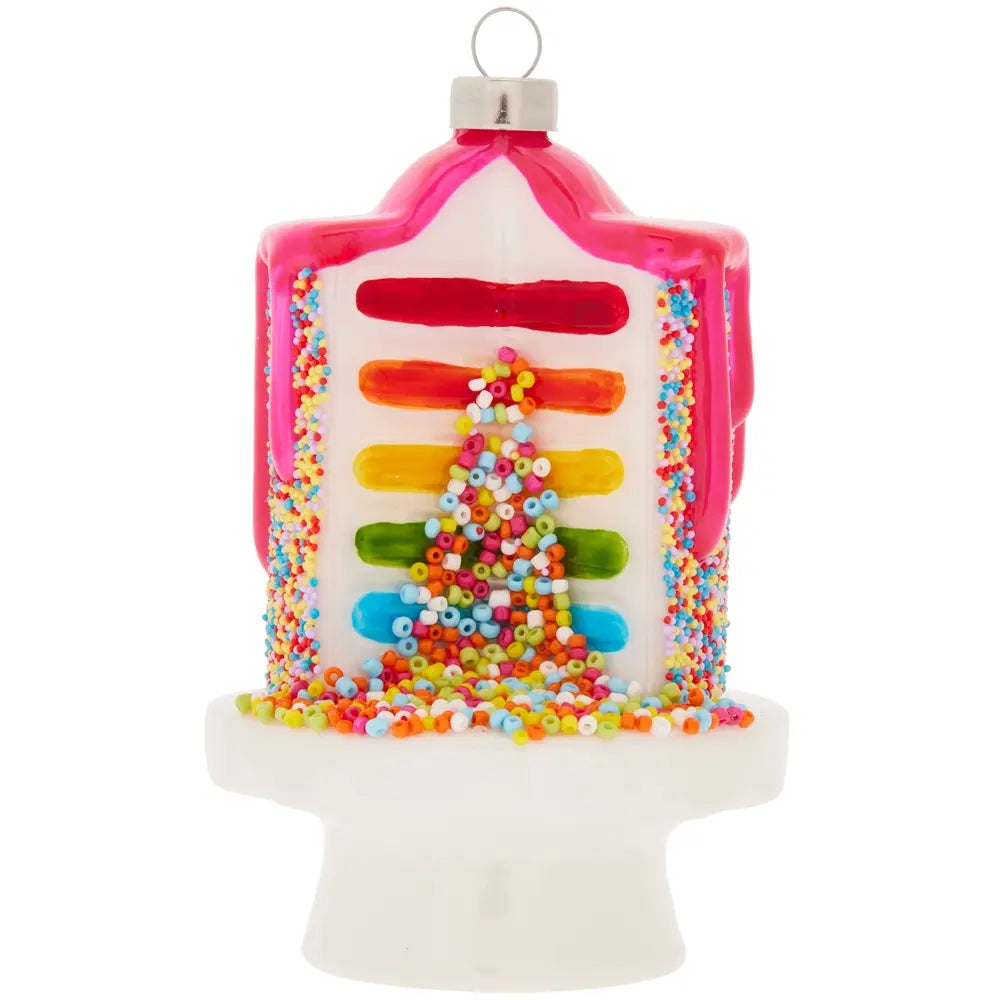 Kat & Annie Confetti Cake Ornament