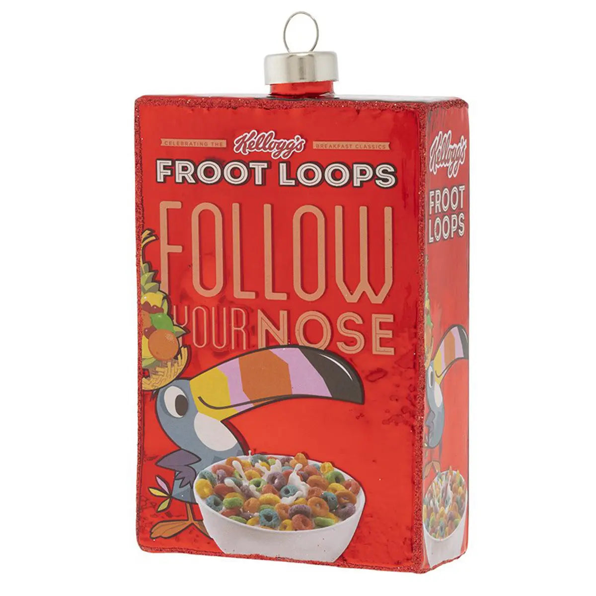 Kat + Annie Froot Loops TM Vintage Ceral Box Ornament