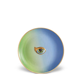 L'Objet Lito Plate - Green-Blue