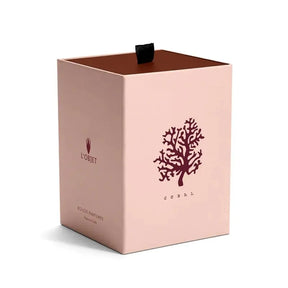 L' Objet Natural Curiosities Coral Candle Packaging
