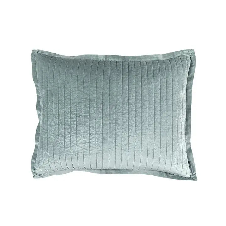 Lili Alessandra Aria Quilted Standard Pillow in Sky