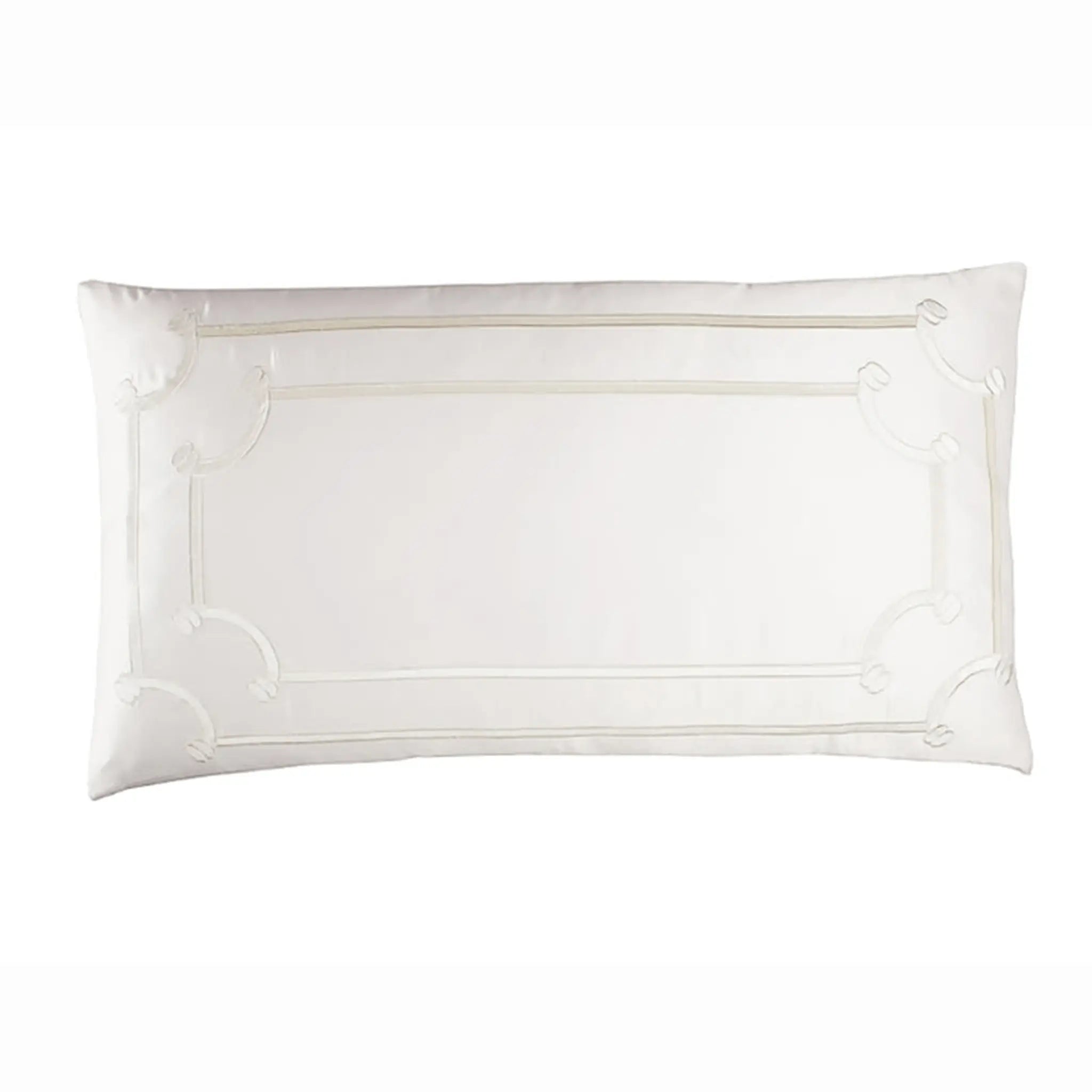 Lili Alessandra Vendome King Pillow in Ivory