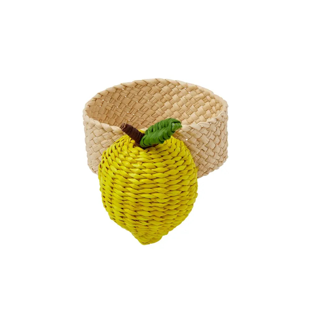 Mode Living Orchard Napkin Ring with Lemon