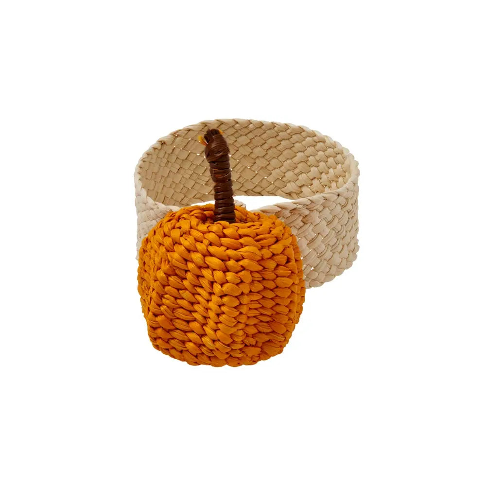 Mode Living Orchard Napkin Ring with Pumpkin