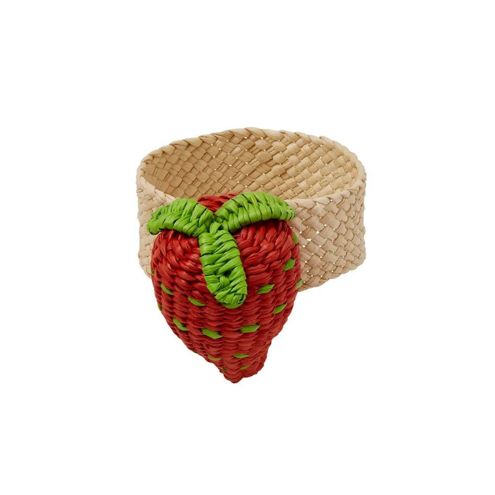 Mode Living Orchard Napkin Ring with Strawberry